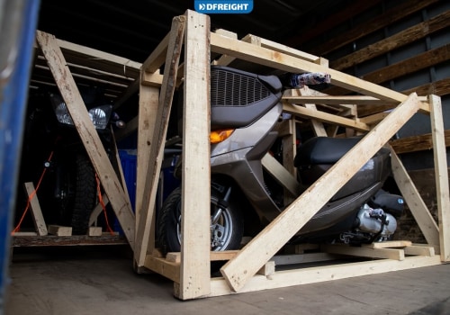 Are there any restrictions on what type of destinations can be used for shipping motorcycles?